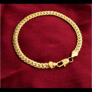 18k Golden male bracelet